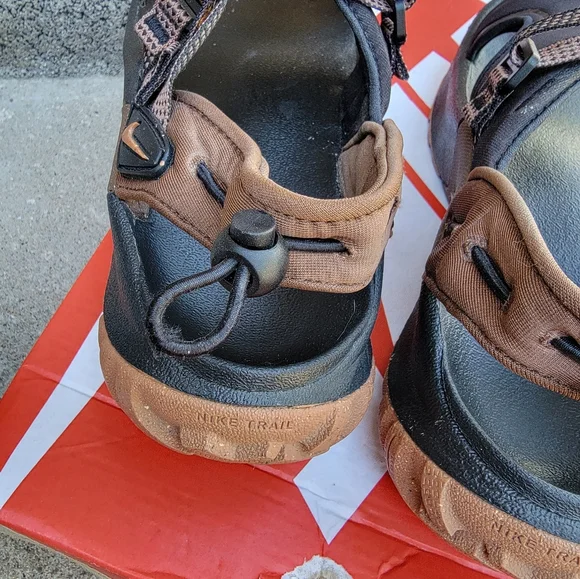 Nike Oneonta Black Brown Sport Trail Sandals Womens 5 - Picture 9 of 12